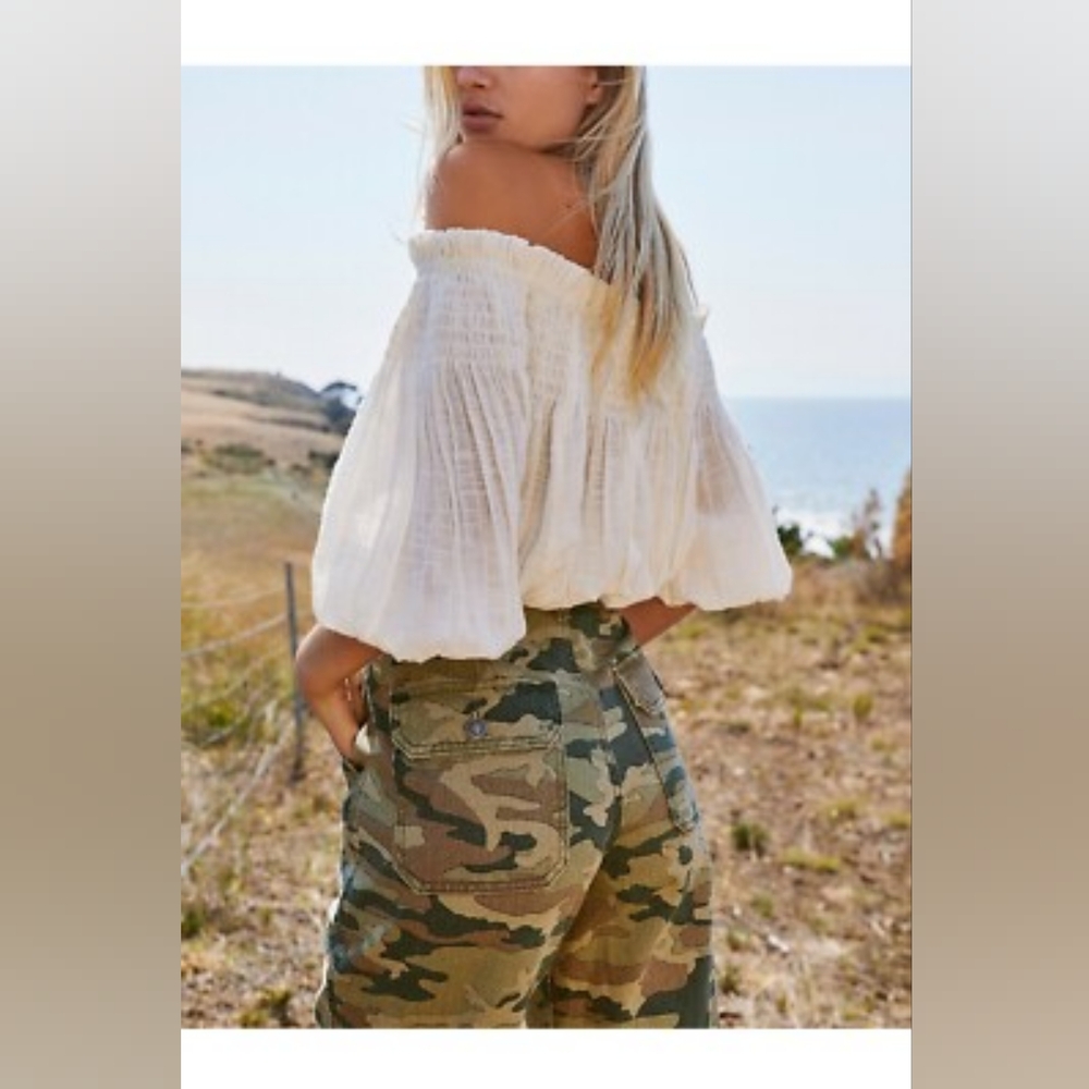 🌸Free People Remy Cargo Pants SZ 28 NWT - Picture 2 of 11